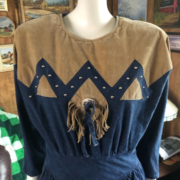 Vintage Roper Western Style Dress - Picture 6 of 10